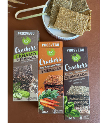 Crackers de Zanahoria y Semillas