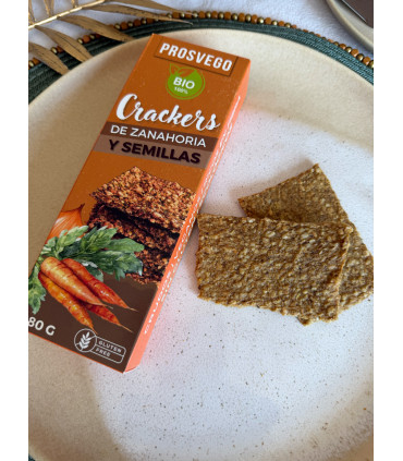 Crackers de Zanahoria y Semillas