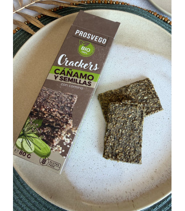 Crackers de Cáñamo y Semillas con Comino Keto