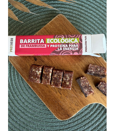 Barrita Proteica de Frambuesa y Algarroba