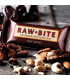 Foto creativa barrita energética cacao Rawbite
